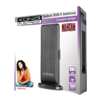 KN-DVBT-IN52 Design dvb-t binnenantenne zwart Verpakking foto